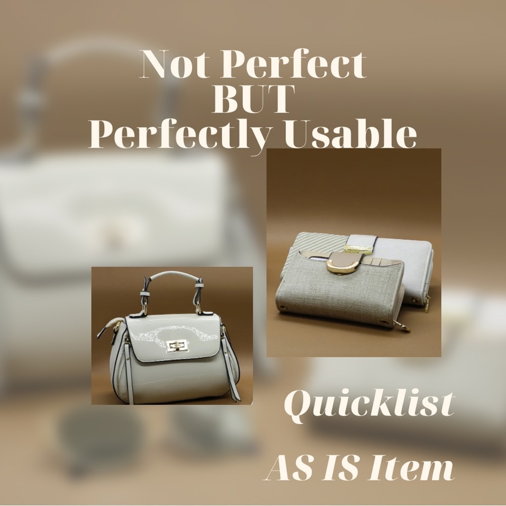 Not Perfect BUT Perfectly Usable Bag or Wallet LIVE LISTING-AS IS ITEM